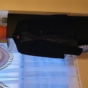 Women's Black Velour Coat